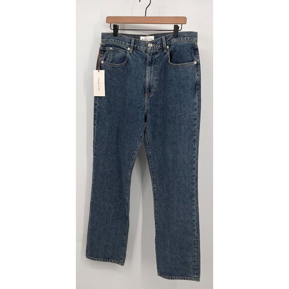 Slvrlake London Jeans Size 32 High Rise Straight Leg Cotton Denim USA Made - Picture 1 of 14